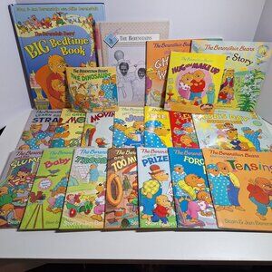 19 Berenstain Bears Book Lot Stan & Jan Easter Dinosaur Christmas Big Bedtime